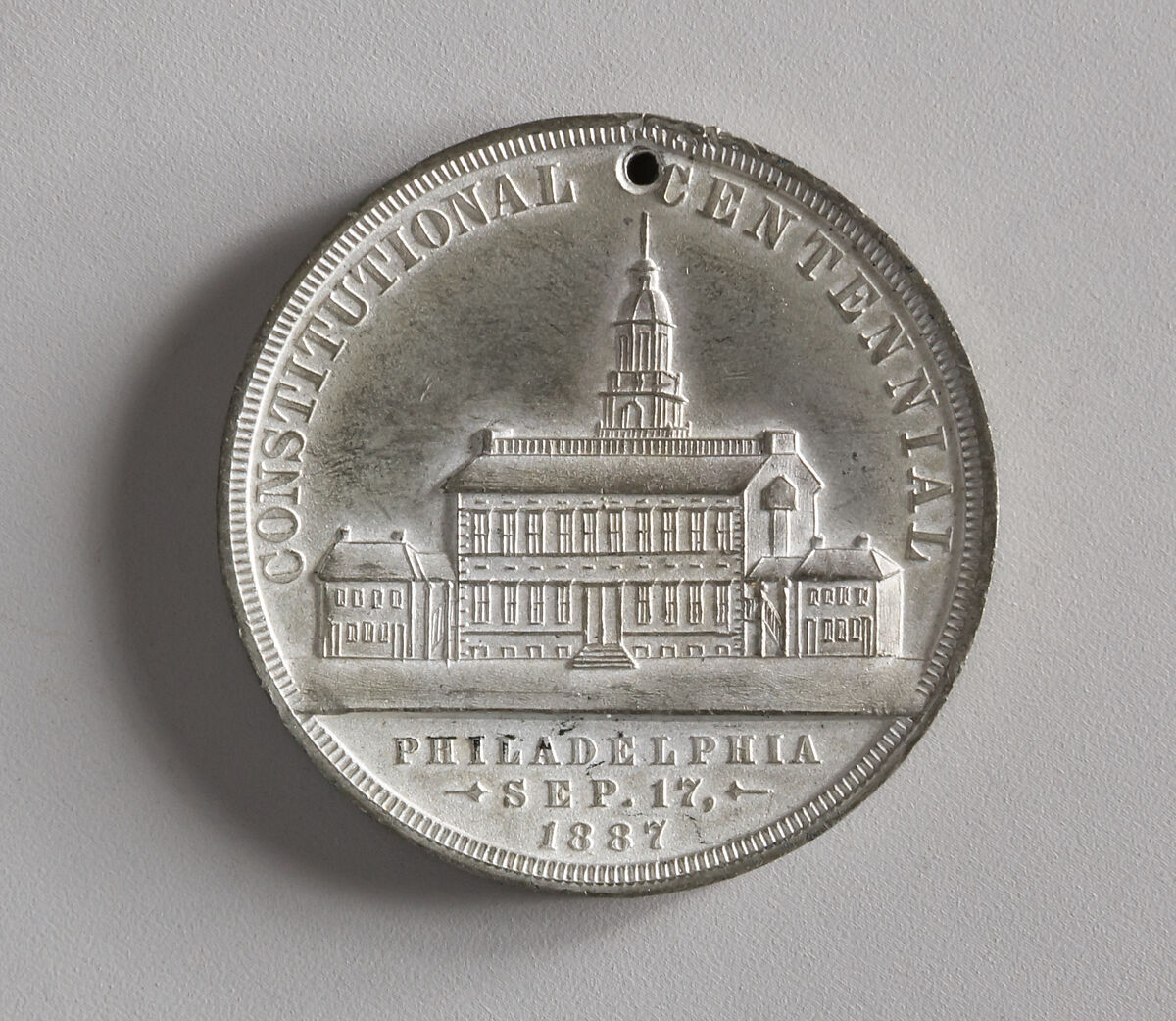Centennial of the Constitution of the United States, White metal, American