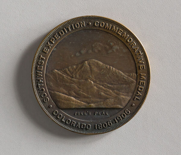 Centennial of the Discovery of Pike's Peak, Bronze, American