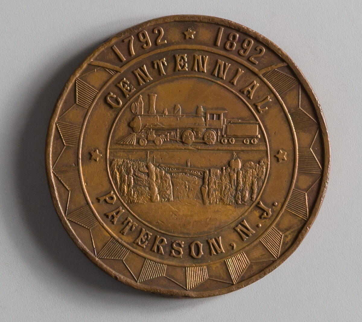 Centennial, Paterson, New Jersey, Bronze, American