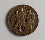 French and British War Commission, Daniel Chester French (American, Exeter, New Hampshire 1850–1931 Stockbridge, Massachusetts), Bronze, American