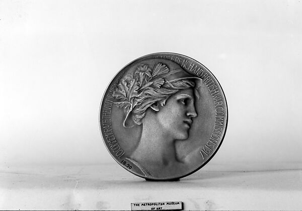 French and British War Commission, Daniel Chester French (American, Exeter, New Hampshire 1850–1931 Stockbridge, Massachusetts), Bronze, American