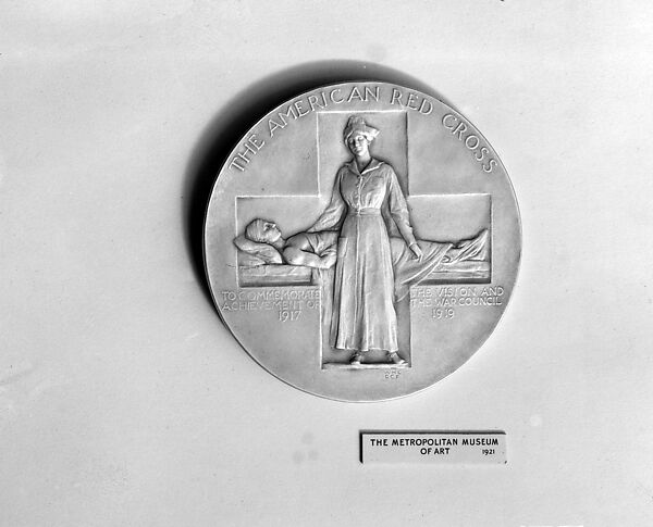 To Commemorate the Vision and Achievement of the War Council, Daniel Chester French (American, Exeter, New Hampshire 1850–1931 Stockbridge, Massachusetts), Silver, American