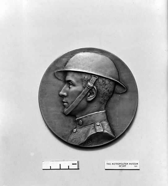 To Commemorate the Vision and Achievement of the War Council, Daniel Chester French (American, Exeter, New Hampshire 1850–1931 Stockbridge, Massachusetts), Bronze, American