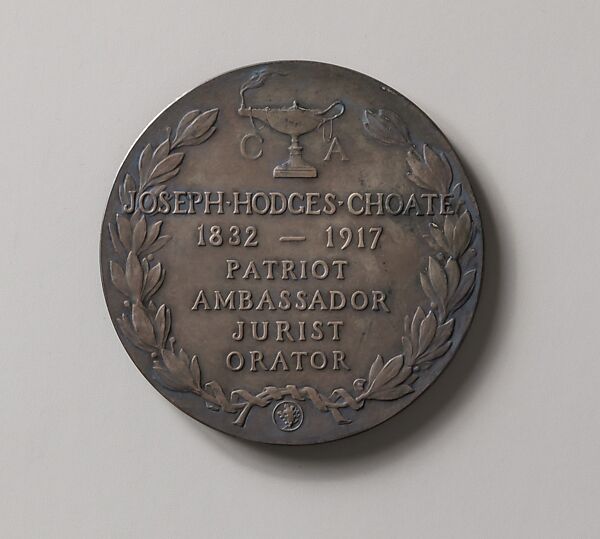 Joseph Hodges Choate, Herbert Adams (American, West Concord, Vermont 1858–1945 New York), Silver, American