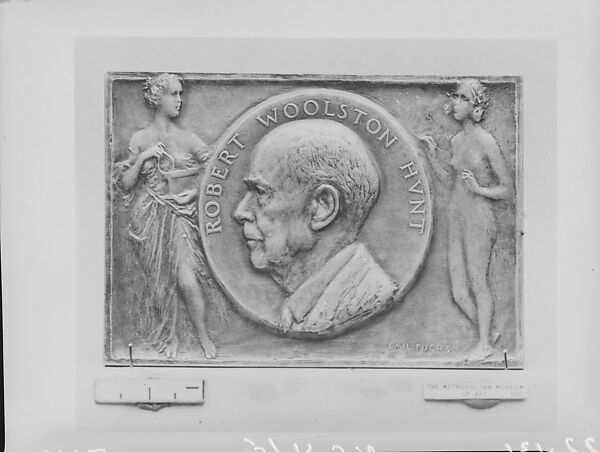 Robert Woolston Hunt Medal, Emil Fuchs (American, Vienna 1866–1929 New York), Silver, American
