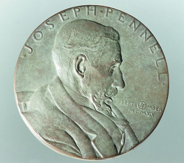 Joseph Pennell, John Flanagan (American, Newark, New Jersey 1865–1952 New York), Bronze, American