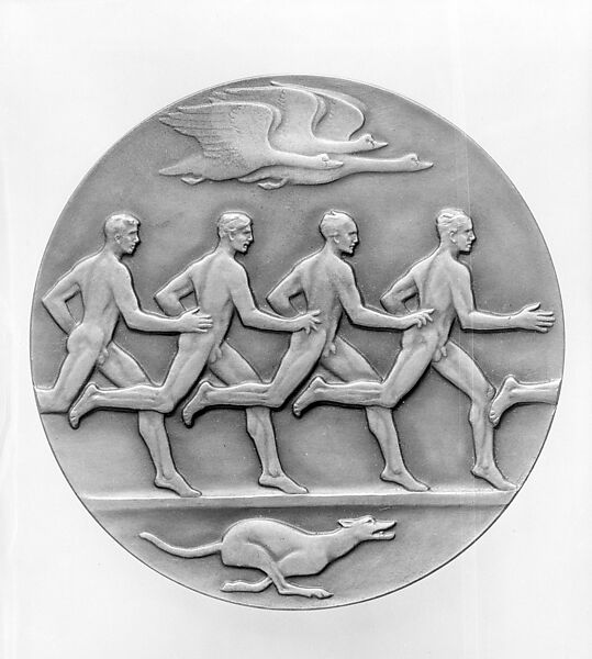 Speed and Strength, Robert Tait McKenzie (American (born Canada), Almonte 1867–1938 Philadelphia, Pennsylvania), Bronze, American