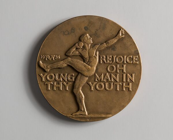 Speed and Strength, Robert Tait McKenzie (American (born Canada), Almonte 1867–1938 Philadelphia, Pennsylvania), Bronze, American