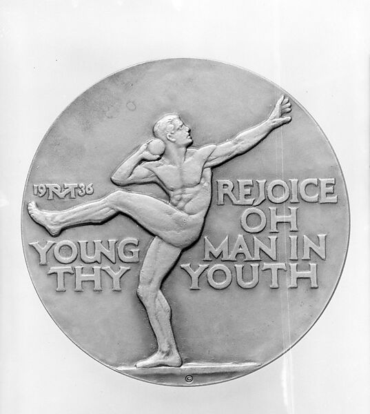 Speed and Strength, Robert Tait McKenzie (American (born Canada), Almonte 1867–1938 Philadelphia, Pennsylvania), Bronze, American