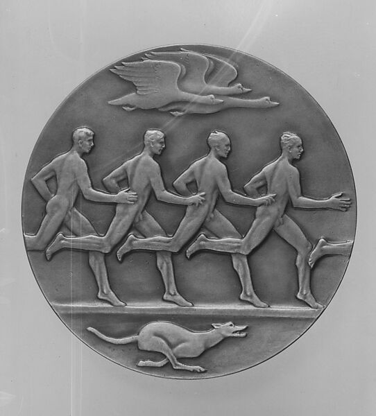 Speed and Strength, Robert Tait McKenzie (American (born Canada), Almonte 1867–1938 Philadelphia, Pennsylvania), Bronze, American