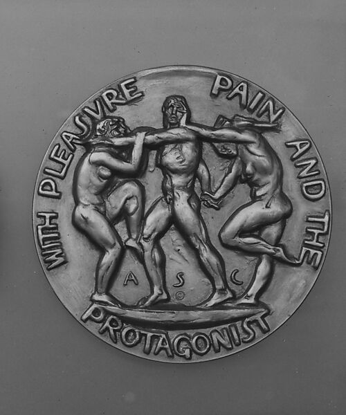 Life as a Dance, Alexander Stirling Calder (American, Philadelphia, Pennsylvania 1870–1945 Brooklyn, New York), Bronze and gold leaf, American