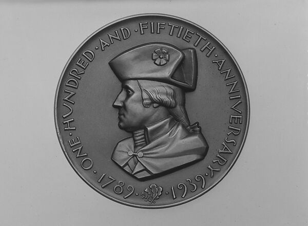 Sesquicentennial of Washington's Inauguration, Bronze, American