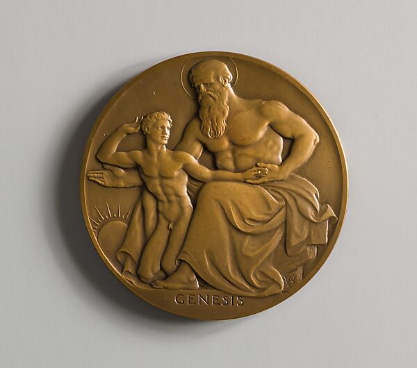 Genesis, Adolph Alexander Weinman (American (born Germany), Karlsruhe 1870–1952 New York), Bronze, American 