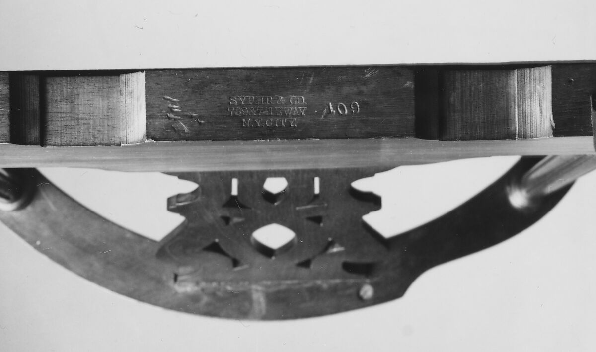 Corner Chair, Sypher &amp; Co. (active 1866–ca. 1906), Mahogany, American