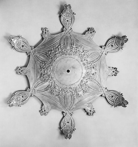 Ceiling medallion from Guaranty Building, Buffalo,, Designed by Louis Henry Sullivan (American, Boston, Massachusetts 1856–1924 Chicago, Illinois), Cast iron, American 