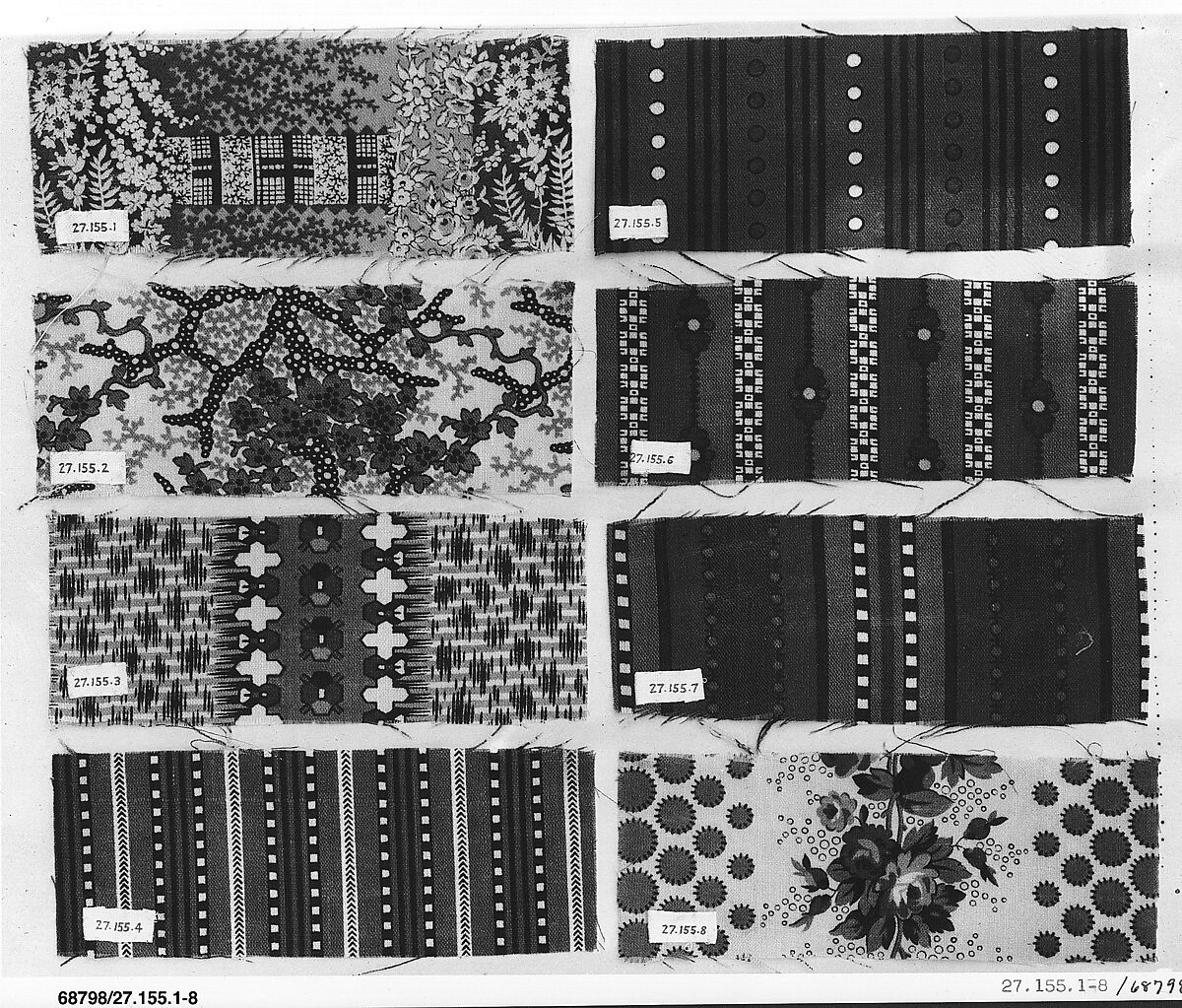 Samples, Pacific Mills (American), Wool, printed, American