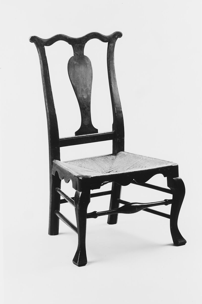 Side Chair, William Savery (1722–1787), Maple, rush, American 