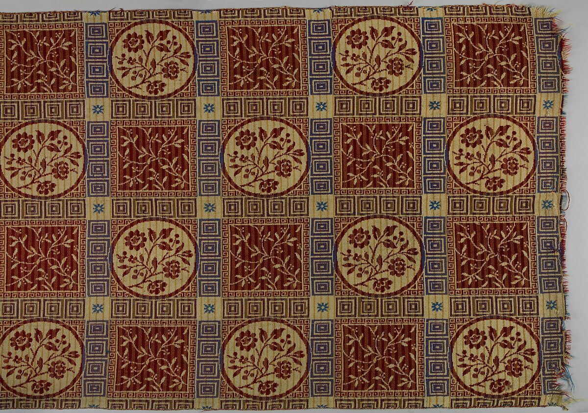 Woven carpet piece, Wool, American 