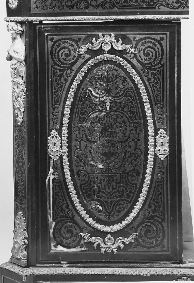 Cabinet, Alexander Roux (1813–1886), Mahogany, brass, gilt bronze mounts, American