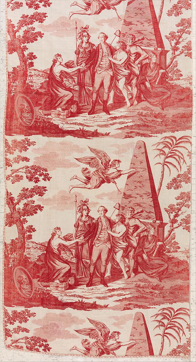 Printed Piece, Henry Gardiner (British), Cotton, copperplate printed, British