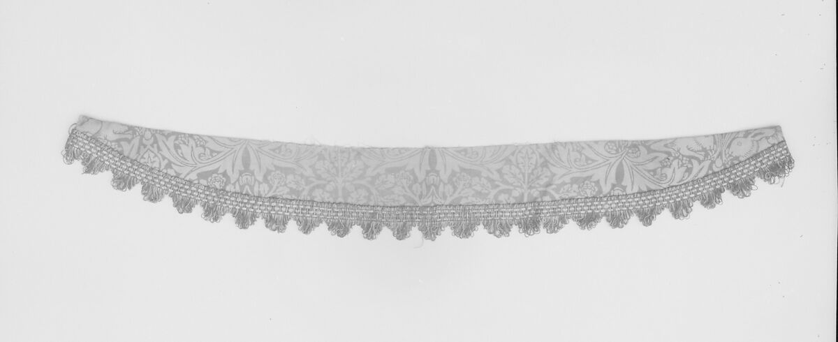 Curtain, William Morris (British, Walthamstow, London 1834–1896 Hammersmith, London), Cotton, woven, American or British