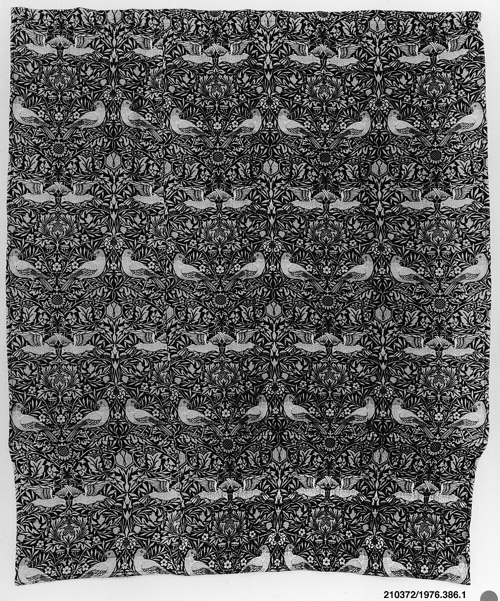 Woven piece, Designed by William Morris (British, Walthamstow, London 1834–1896 Hammersmith, London), Wool, woven, British