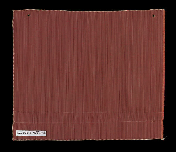 Woven sample, Frank Lloyd Wright (American, Richland Center, Wisconsin 1867–1959 Phoenix, Arizona), Woven rayon, American