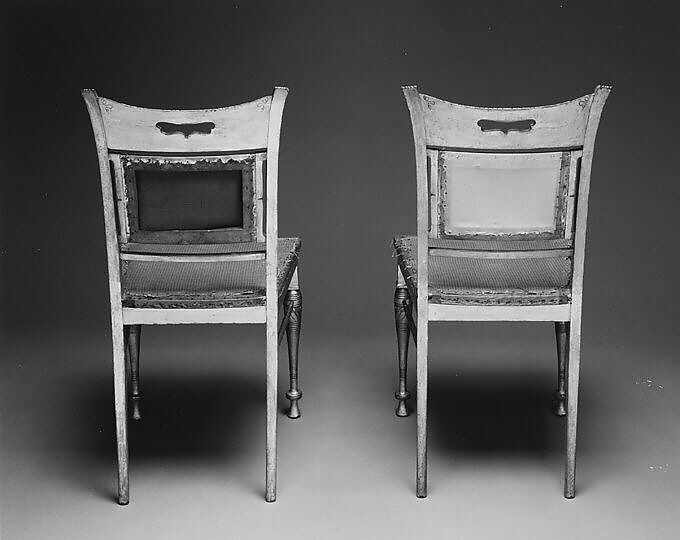 Side Chair, Herter Brothers (German, active New York, 1864–1906), Gilded maple, American