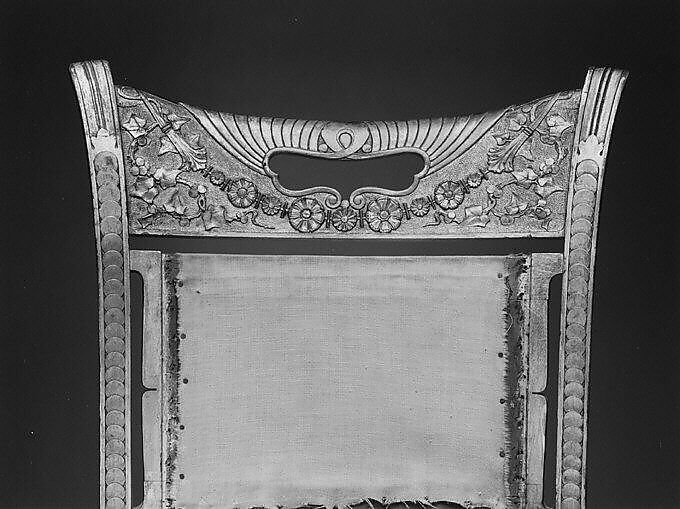 Side Chair, Herter Brothers (German, active New York, 1864–1906), Gilded maple, American