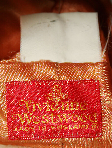 Hat, Vivienne Westwood (British, founded 1971), wool, synthetic fiber, acetate, British