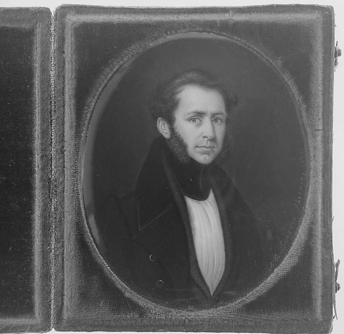 Thomas Dillard, Jean Christophe Alexandre (active 1834–1839), Watercolor on ivory, American 