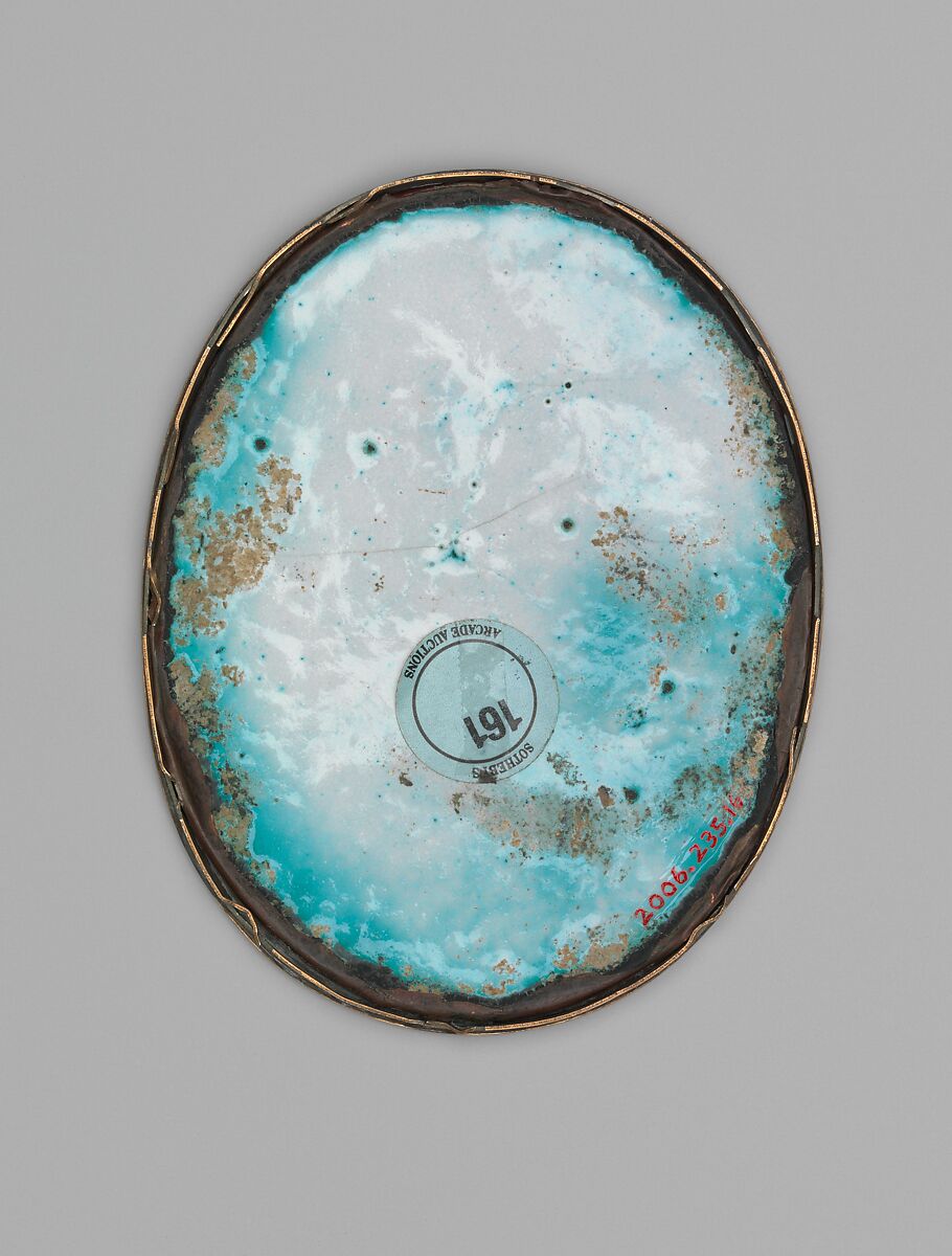 Mrs. William Bingham (Anne Willing), William Russell Birch (American (born England), Warwick 1755–1834 Philadelphia, Pennsylvania), Enamel on copper, American