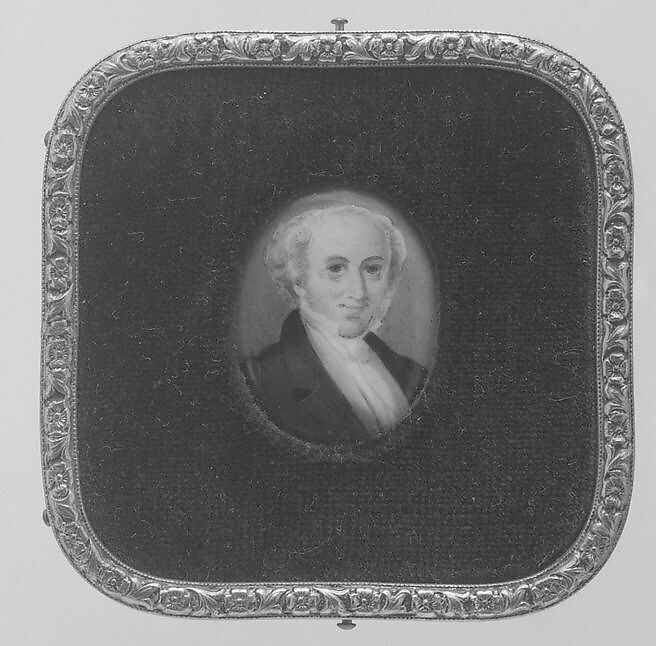 Portrait of a Gentleman, Attributed to William Russell Birch (American (born England), Warwick 1755–1834 Philadelphia, Pennsylvania), Enameled copper, American 