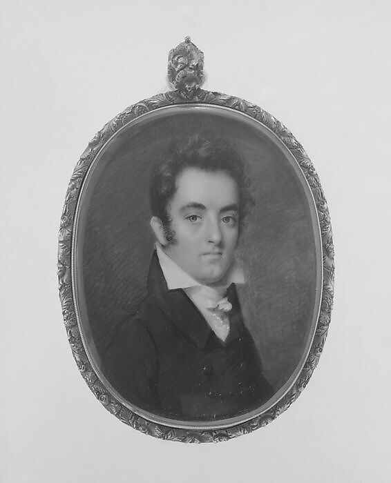 William Burrows, Anson Dickinson (1779–1852), Watercolor on ivory, American 