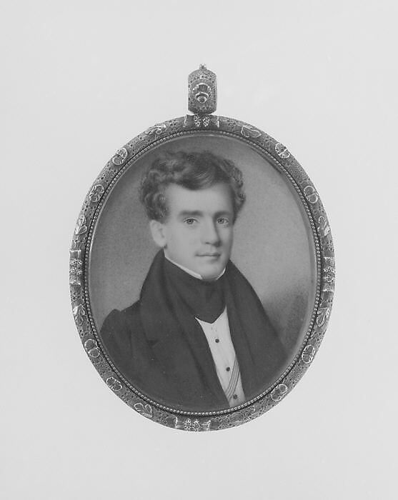 James O. Owens, John Wood Dodge (1807–1893), Watercolor on ivory, American 