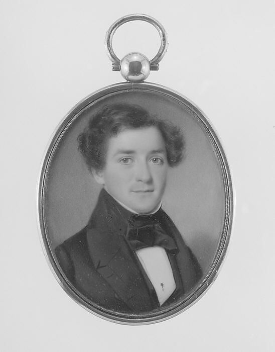A. L. Clements, John Wood Dodge (1807–1893), Watercolor on ivory, American 