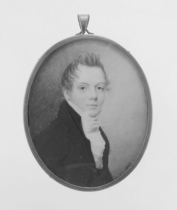 Portrait of a Gentleman, William M. S. Doyle (American, Boston, Massachusetts 1769–1828 Boston, Massachusetts), Watercolor on ivory, American 