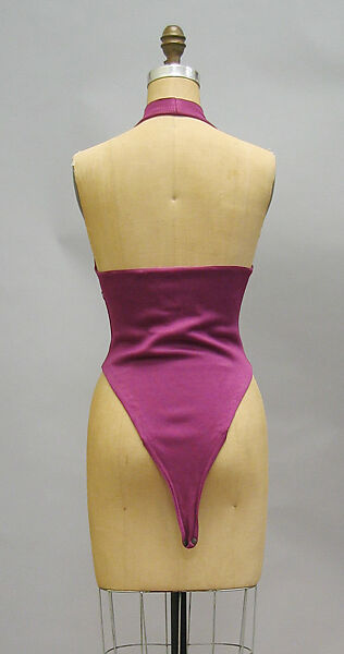 Evening dress, Azzedine Alaïa (French (born Tunisia), Tunis 1935–2017 Paris), acetate, French