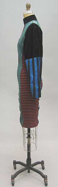 Dress, Jean Paul Gaultier (French, born 1952), wool or cotton (probably), synthetic fiber (probably), French