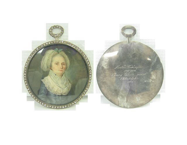 Portrait of a Lady, Watercolor on ivory, French