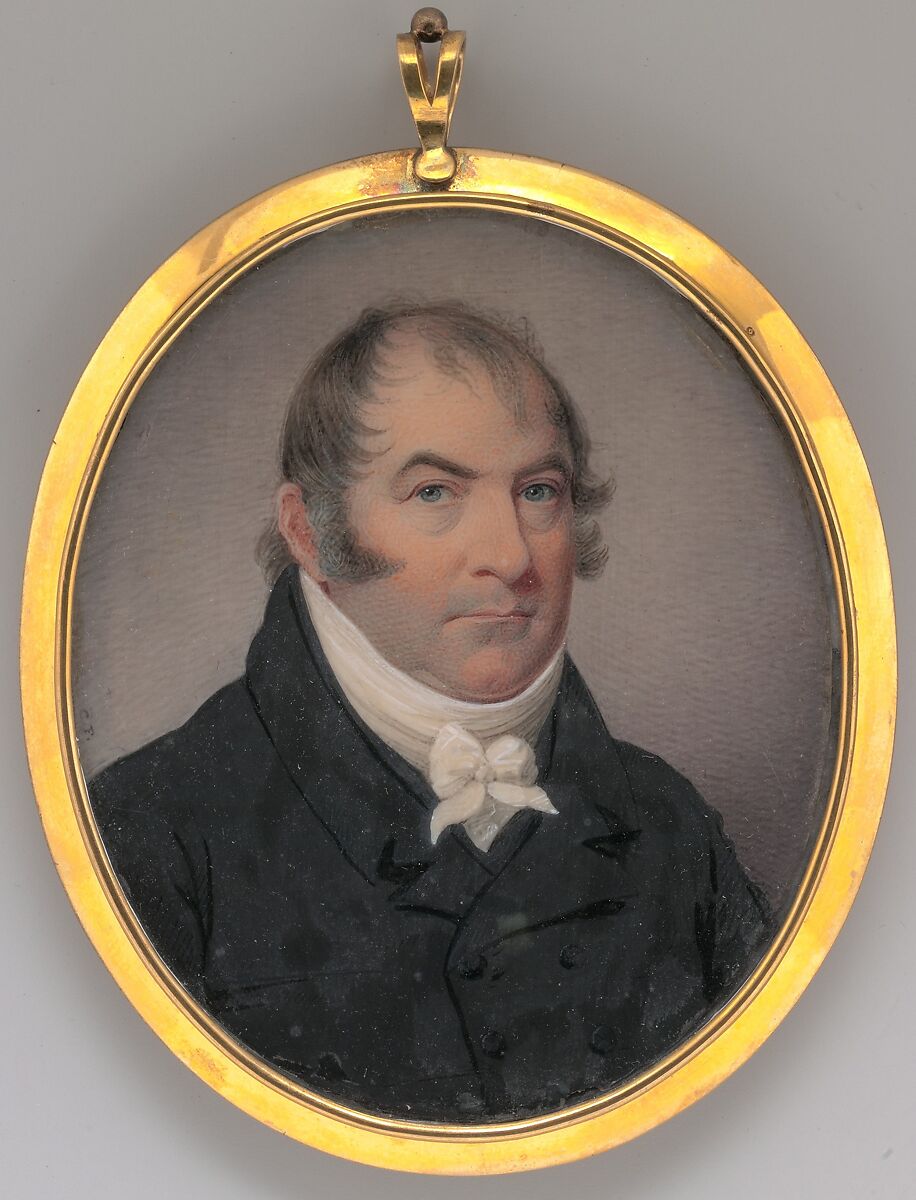 Colonel James Elliott McPherson, Charles Fraser (1782–1860), Watercolor on ivory, American 