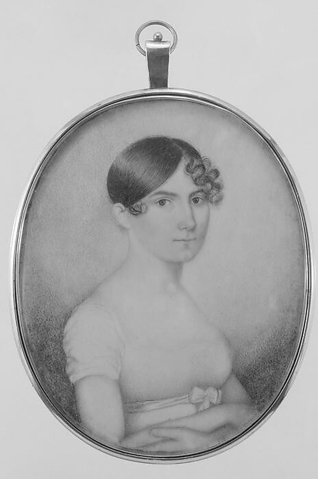 Eliza Hall, Anne Hall (1792–1863), Watercolor on ivory, American 