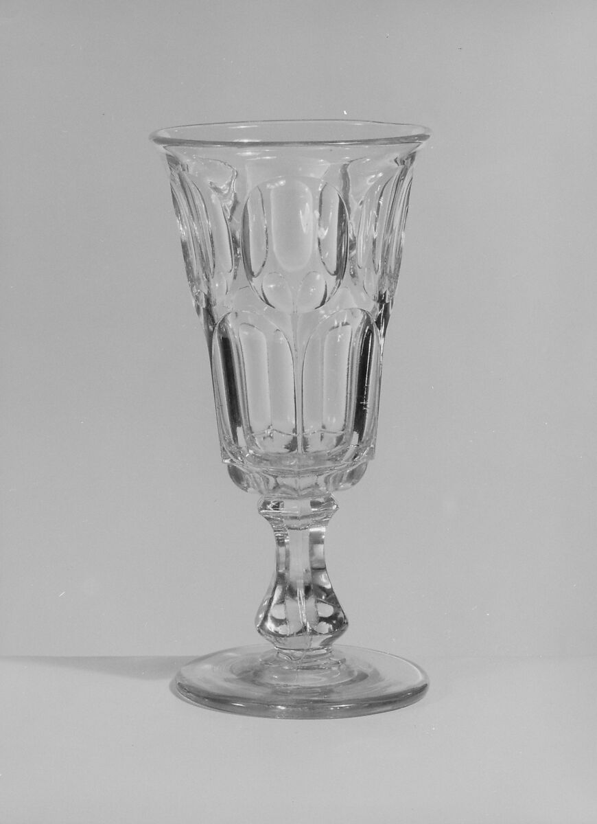 Celery Vase, New England Glass Company (American, East Cambridge, Massachusetts, 1818–1888), Pressed glass, American 