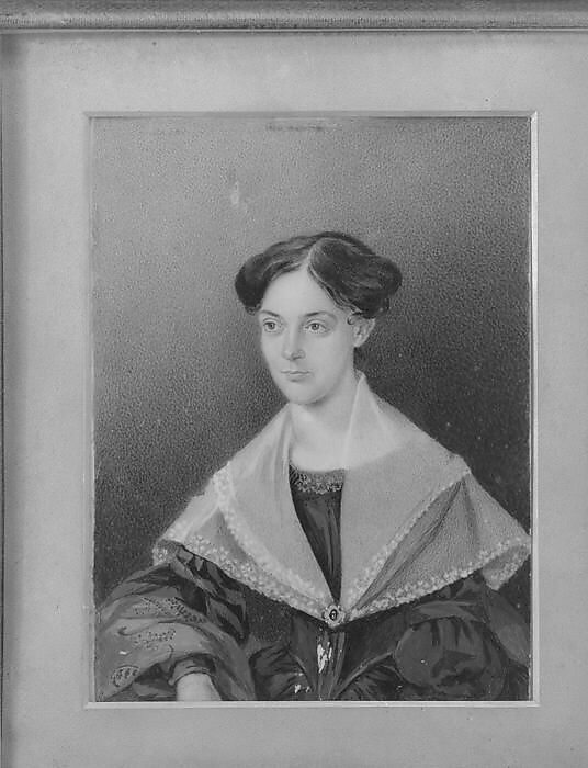 Aunt Rhoda, Charles Cromwell Ingham (American (born Ireland), Dublin 1786–1863 New York), Watercolor on ivory, American 