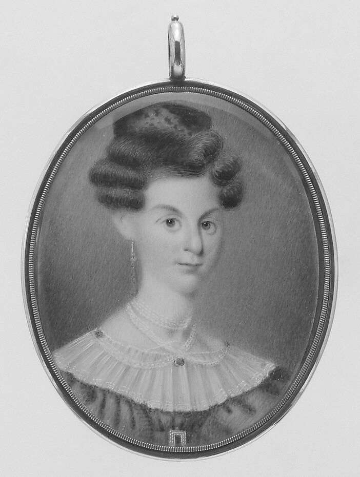 Louisa W. Dixon, William Lewis (1788–after 1838), Watercolor on ivory, American 