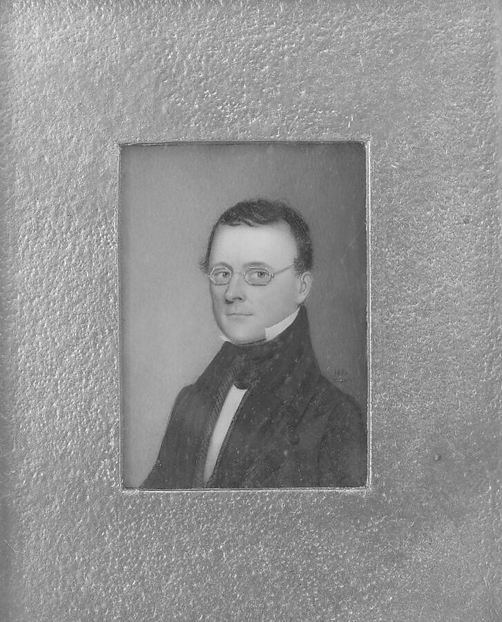 Samuel Baldwin Ludlow, Theodore Lund (1810–1895), Watercolor on ivory, American 