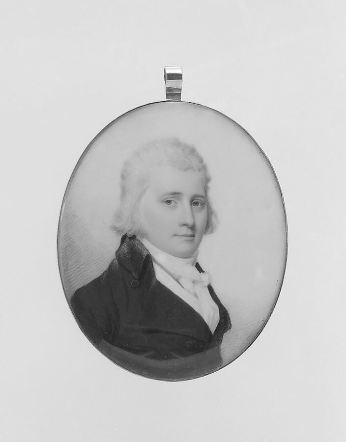 Samuel Denman, Edward Greene Malbone (1777–1807), Watercolor on ivory, American 