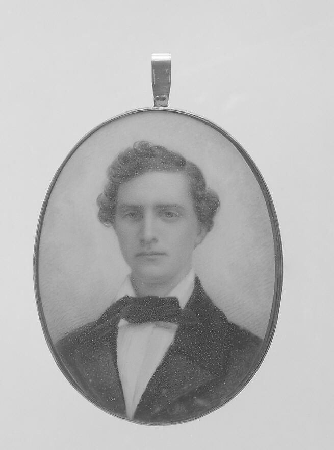 Hampton Denman, Attributed to John Alexander McDougall (1810/11–1894), Watercolor on ivory, American 