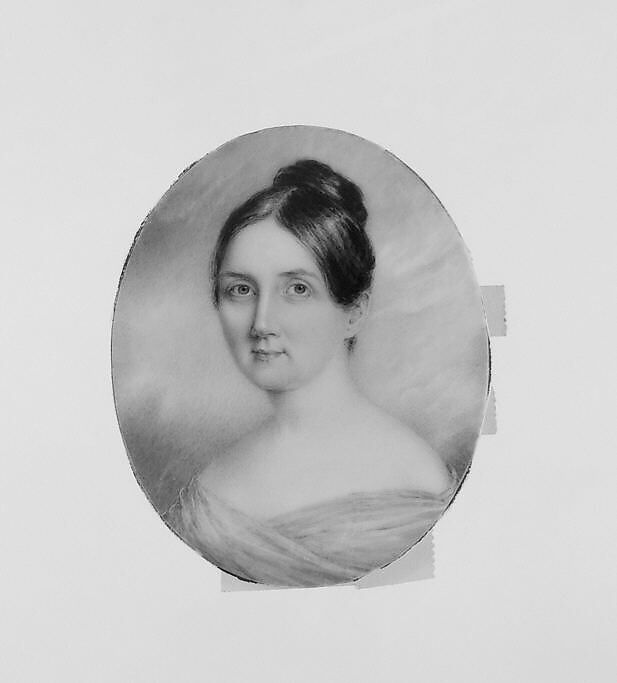 Mrs. Samuel Vaughan, Anna Claypoole Peale (1791–1878), Watercolor on ivory, American 