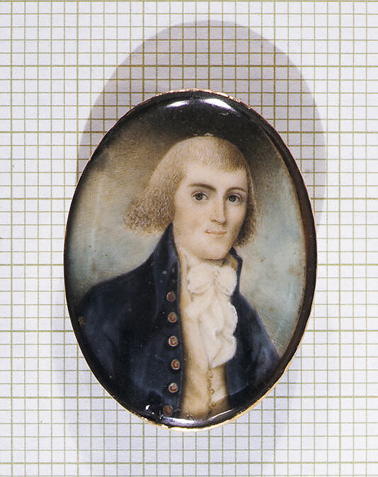 George Johnston, Watercolor on ivory, American 